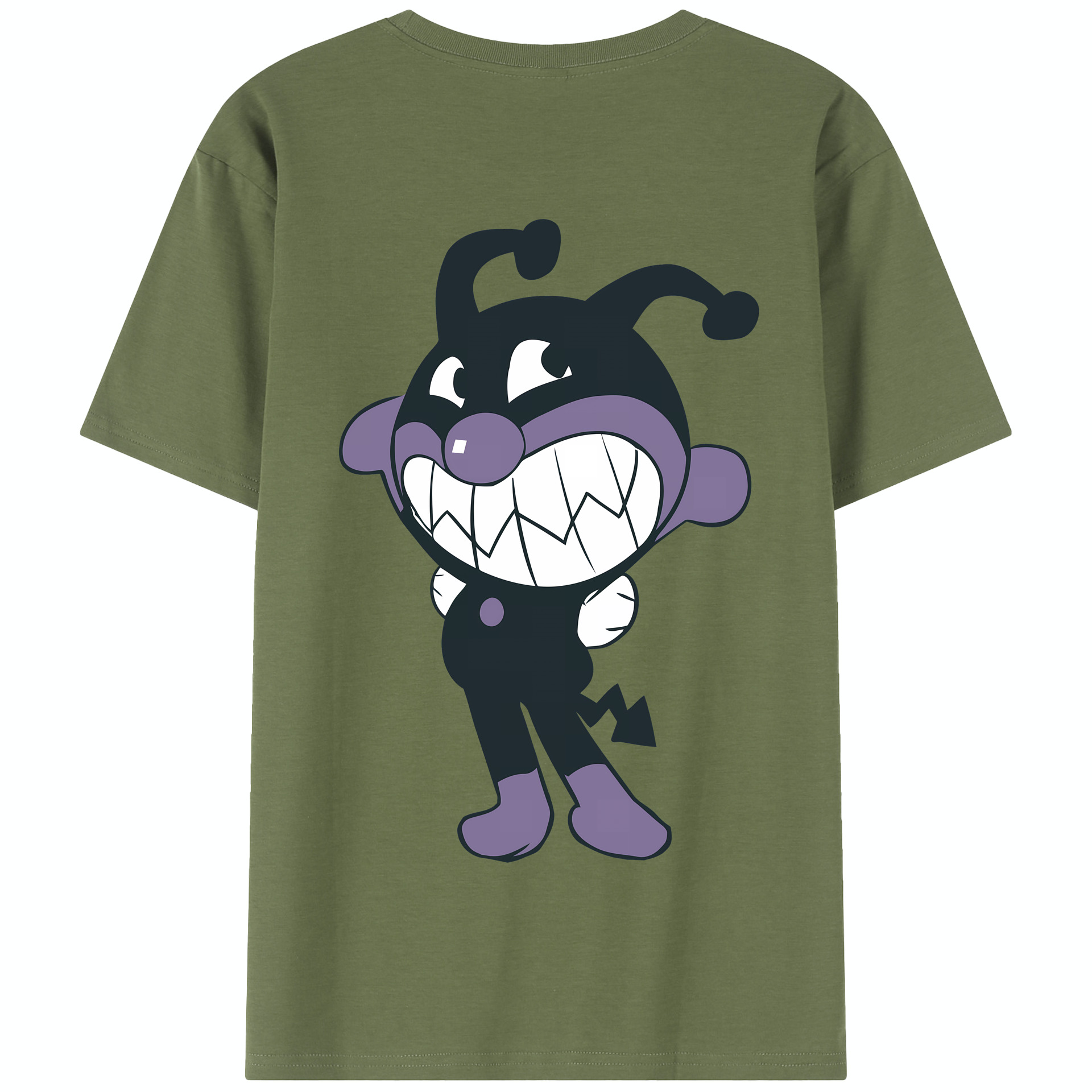 （画像用） アンパンマン Anpanman 綿100％半袖Tシャツ（背面プリント）